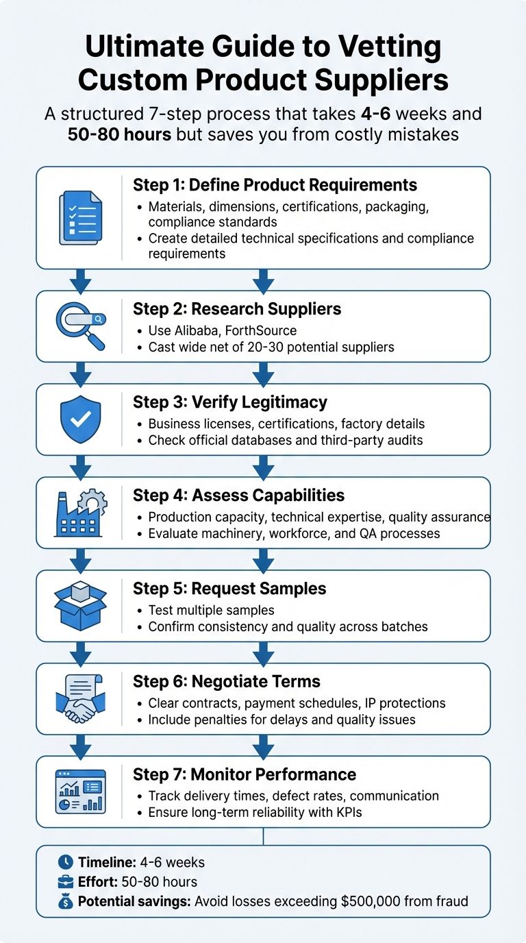 7-Step Process for Vetting Custom Product Suppliers
