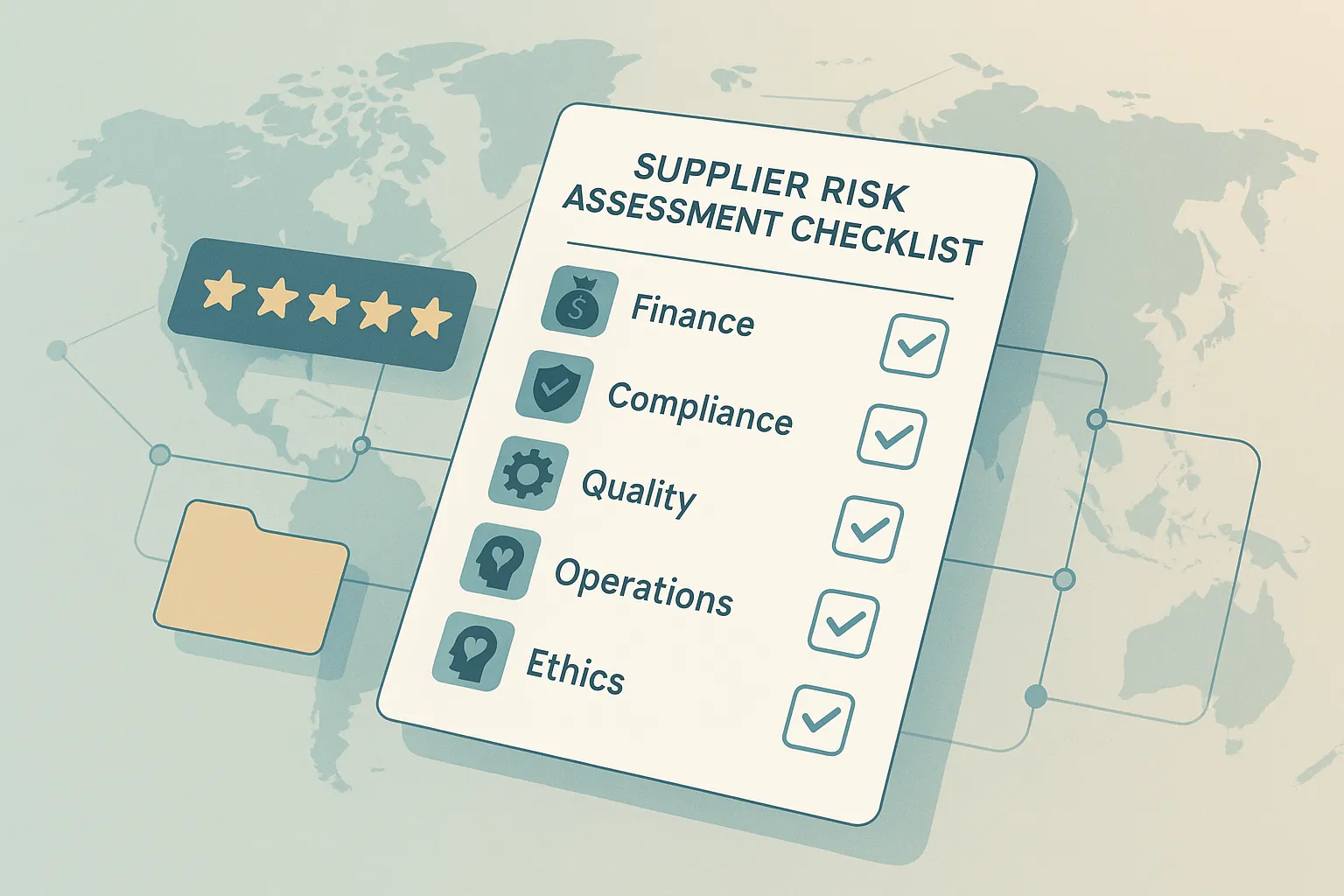 Supplier Risk Assessment: 15-Point Checklist