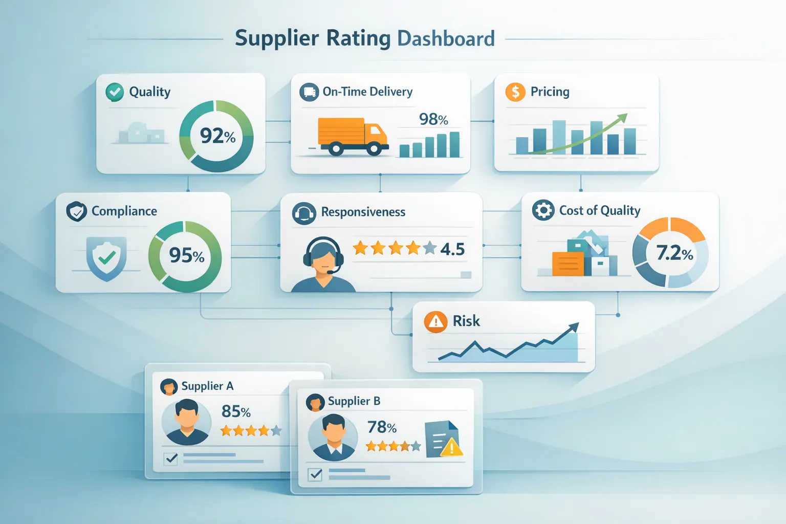 Supplier Ratings: Key Metrics to Watch